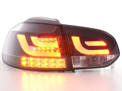 LED Rückleuchten Set VW Golf 6 Typ 1K Bj. 2008 bis 2012 schwarz mit Led Blinker