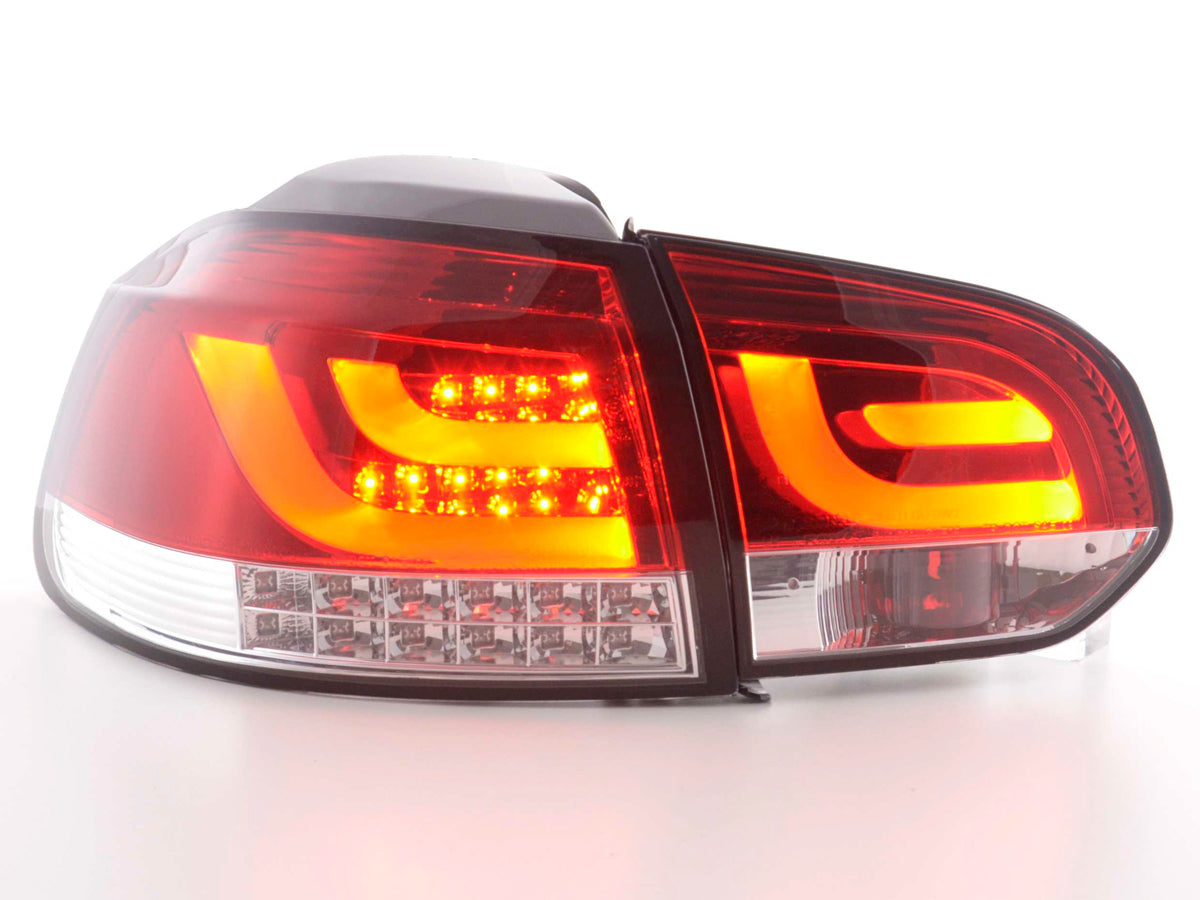 LED Rückleuchten Set VW Golf 6 Typ 1K Bj. 2008 bis 2012 rot/klar mit Led Blinker