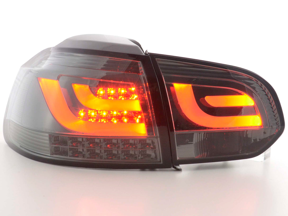LED Rückleuchten Set VW Golf 6 Typ 1K Bj. 2008-2012 schwarz mit Led Blinker