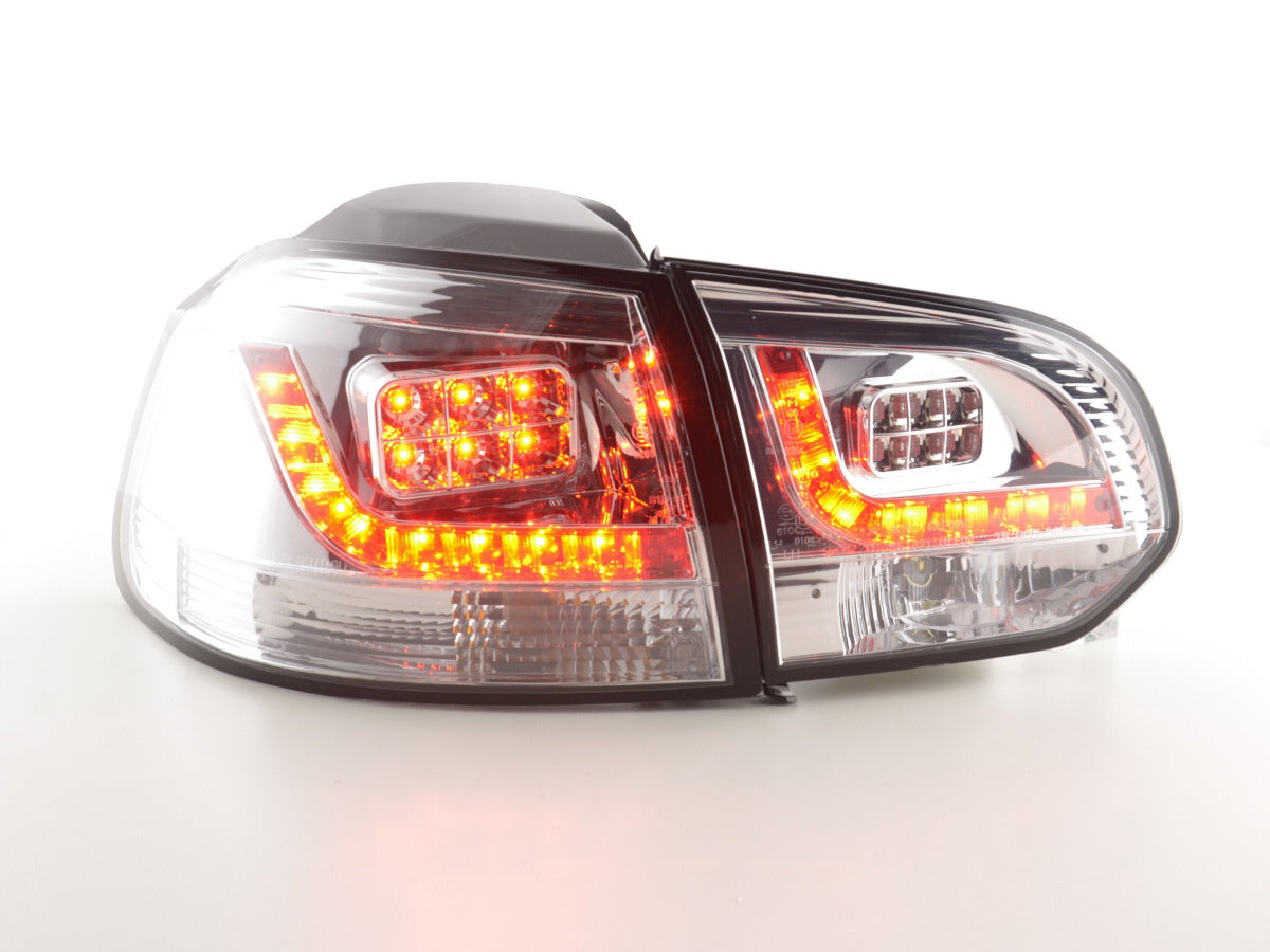 LED Rückleuchten Set VW Golf 6 Typ 1K Bj. 2008-2012 chrom  für Rechtslenker