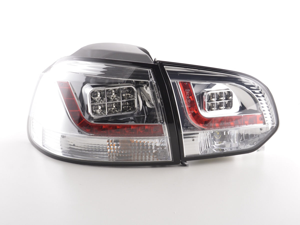 LED Rückleuchten Set VW Golf 6 Typ 1K Bj. 2008-2012 chrom  für Rechtslenker