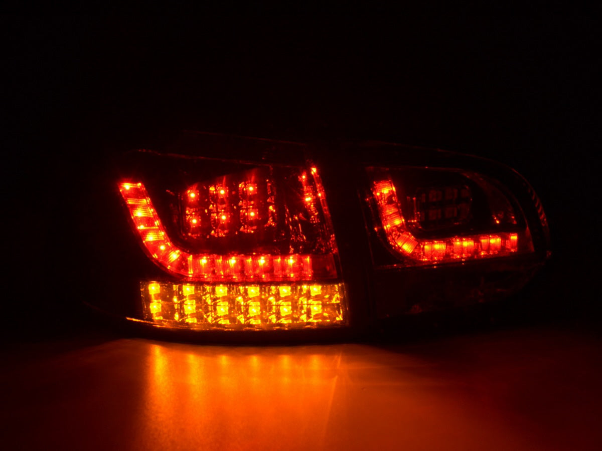 LED Rückleuchten Set VW Golf 6 Typ 1K Bj. 2008-2012 rot/schwarz mit Led Blinker für Rechtslenker