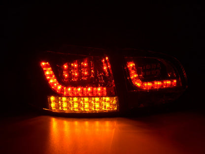 LED Rückleuchten Set VW Golf 6 Typ 1K Bj. 2008-2012 rot/schwarz mit Led Blinker für Rechtslenker