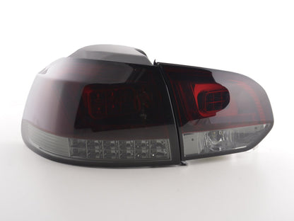 LED Rückleuchten Set VW Golf 6 Typ 1K Bj. 2008-2012 rot/schwarz mit Led Blinker für Rechtslenker