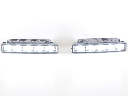 LED Leuchten Set universal mit externem Schalter, chrom
