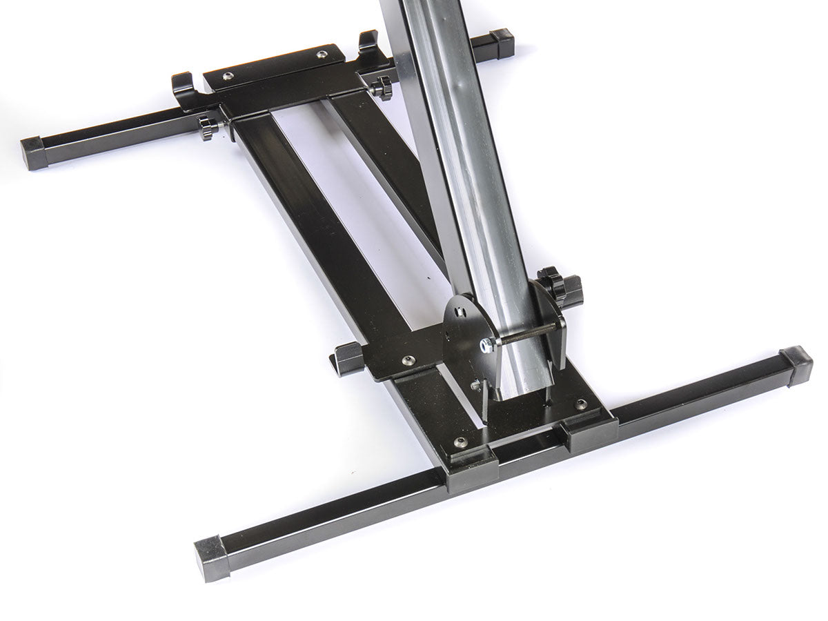 FK Lenkradhalterung Rennsimulator eGaming Lenkradgestell schwarz ohne Sitz