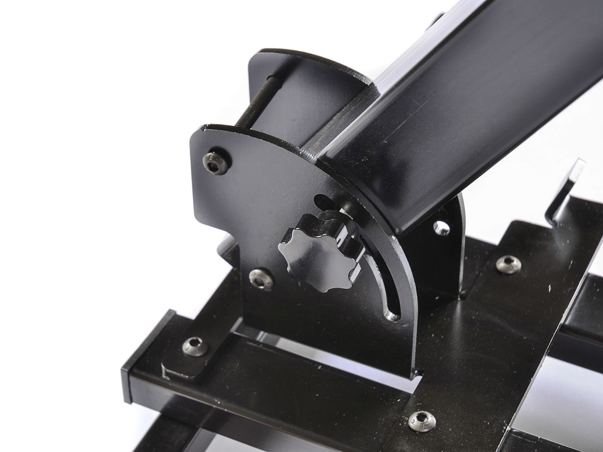 FK Lenkradhalterung Rennsimulator eGaming Lenkradgestell schwarz ohne Sitz