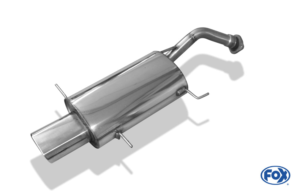 Mazda MX3 Typ EC Endschalldämpfer mit Tulpe und Flansch - 135x80 Typ 53