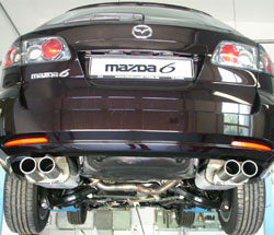 Mazda 6 Facelift Endschalldämpfer Ausgang rechts/links - 2x80 Typ 13 rechts/links