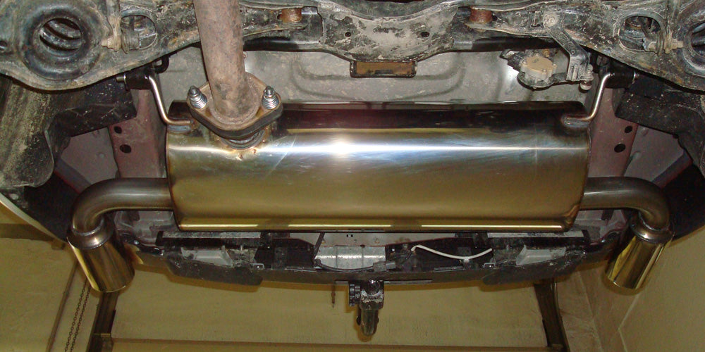 Mazda CX7 Endschalldämpfer quer Ausgang rechts/links - 1x100 Typ 17 rechts/links