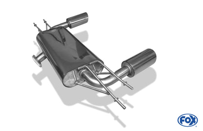 Mazda CX3 Benzin - DK AWD Endschalldämpfer quer rechts/links - 1x100 Typ 16 rechts/links