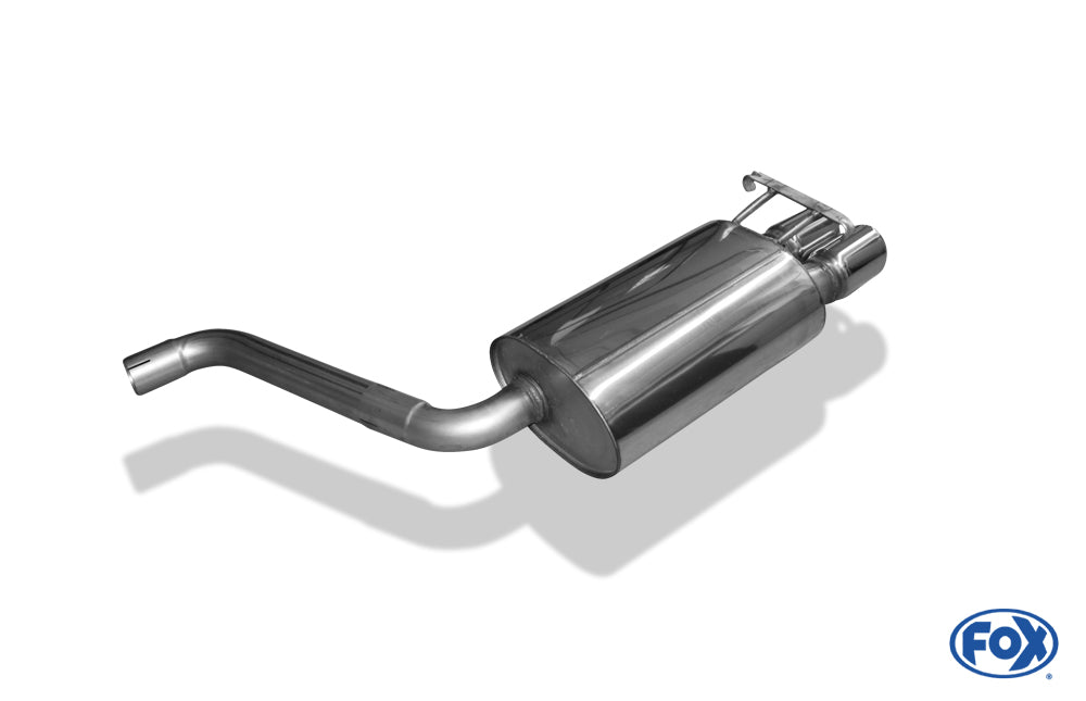 Mercedes 190 W201 Endschalldämpfer - 2x76 Typ 16