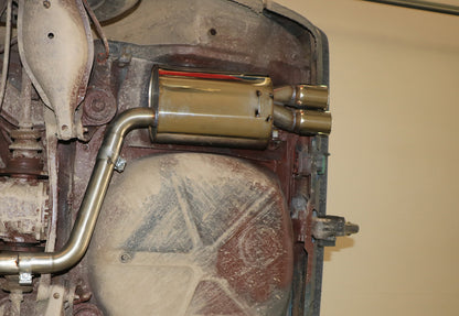 Mercedes 190 W201 Endschalldämpfer - 2x76 Typ 16