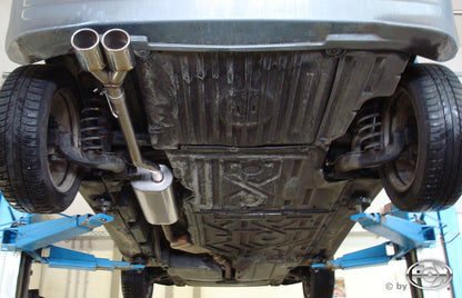 Mercedes A-Klasse W168 Diesel Endschalldämpfer - 2x70 Typ 13