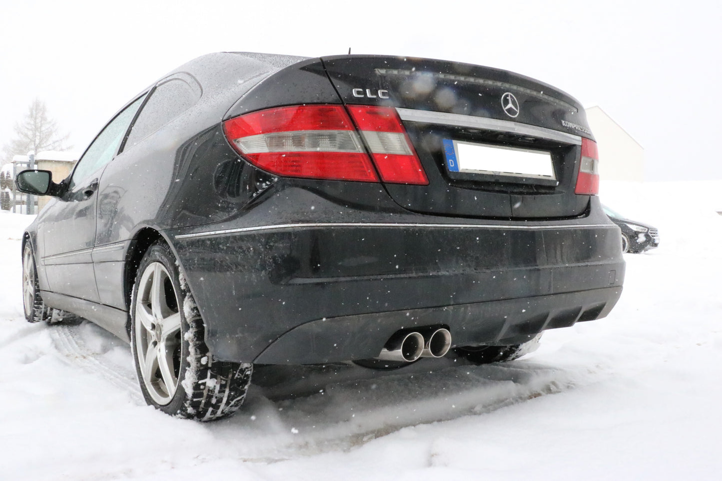 Mercedes C-Klasse Sportcoupe CL203 + CLC Endschalldämpfer - 2x76 Typ 25