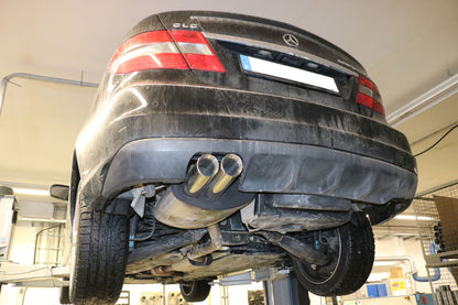 Mercedes C-Klasse Sportcoupe CL203 + CLC Endschalldämpfer - 2x76 Typ 25