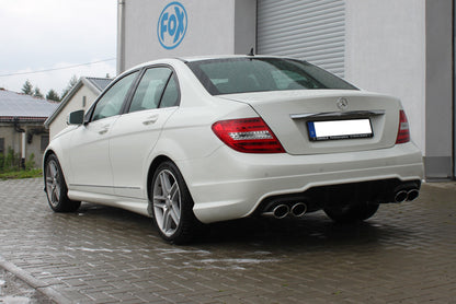 Mercedes C-Klasse 4 Zylinder - W204/S204 AMG-Paket Endschalldämpfer rechts/links mit Y-Verbindungsstück - 2x115x85 Typ 32 rechts/links