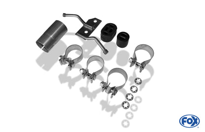 Mercedes C-Klasse 4 Zylinder - W204/S204 AMG-Paket Endschalldämpfer rechts/links mit Y-Verbindungsstück - 2x115x85 Typ 32 rechts/links