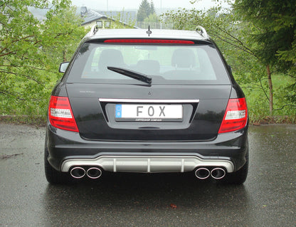 Mercedes C-Klasse 6 Zyl. - W204/S204 AMG-Paket + C63 Einsatz Endschalldämpfer rechts/links - 2x115x85 Typ 32 rechts/links