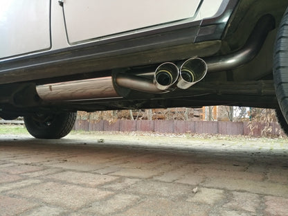 Mercedes G-Klasse - 463 (ohne Trittbrett) Endschalldämpfer Ausgang seitlich - 2x80 Typ 14