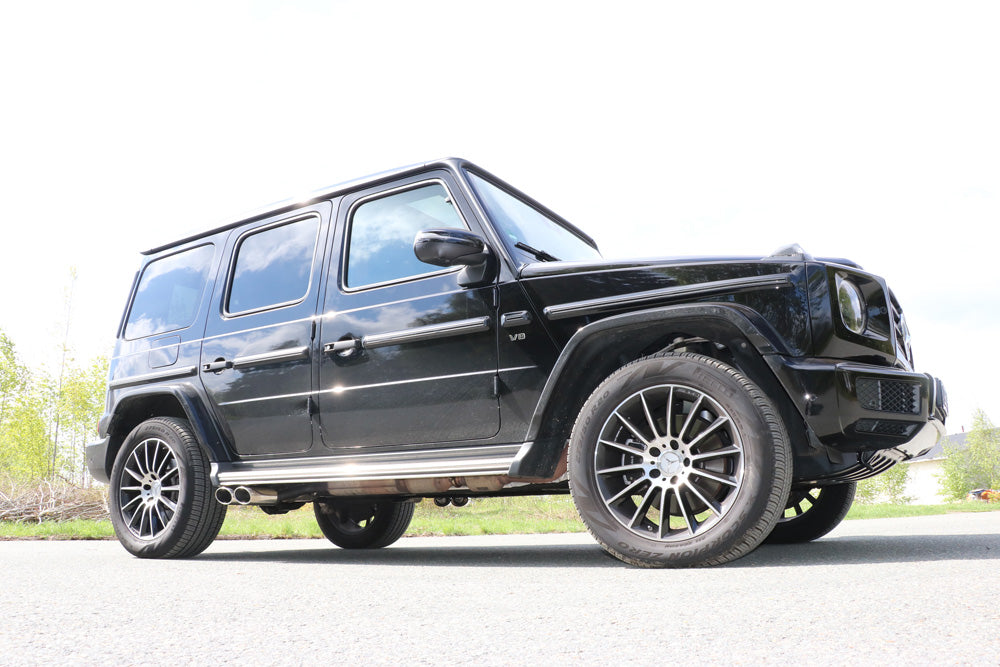 Mercedes G-Klasse G500 310kW - 463 Endrohr zum anstecken - 2x115x85 Typ 38 rechts und links unterm Trittbrett