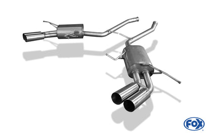 Mercedes M-Klasse Typ W164 Endschalldämpfer rechts/links - 2x76 Typ 10 rechts/links