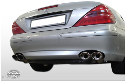 Mercedes SL Typ 230 - Super Sound! Endschalldämpfer rechts/links - 2x115x85 Typ 32 rechts/links