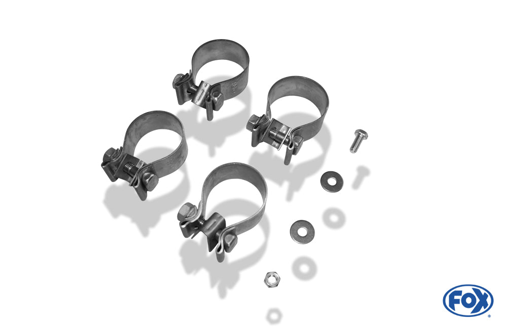 Mercedes SL Typ 230 Endschalldämpfer rechts/links - 2x115x85 Typ 32 rechts/links - Halbanlage ab Kat