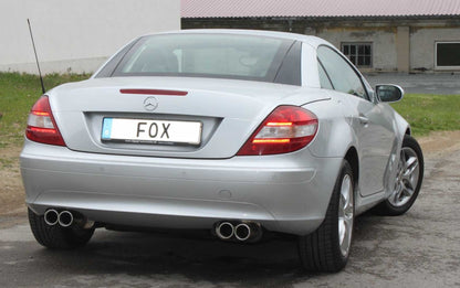 Mercedes SLK Typ 171 - 4/6 Zylinder Endschalldämpfer rechts/links - 2x90 Typ 13 rechts/links