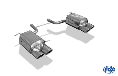 Mercedes SLK Typ 171 - 4/6 Zylinder Endschalldämpfer rechts/links - 2x115x85 Typ 32 rechts/links