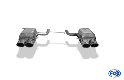 Mercedes SLK Typ 172 Endschalldämpfer rechts/links - 2x115x85 Typ 32 rechts/links