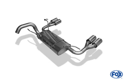 Mitsubishi Colt Typ Z30 5-türer Endschalldämpfer Ausgang rechts/links - 2x80 Typ 13 rechts/links