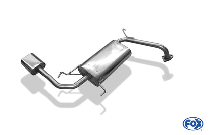Mitsubishi Lancer IV Stufenheck Endschalldämpfer - 160x80 Typ 53
