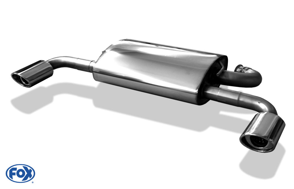 Mitsubishi Outlander CWO - Bj. ab 06` Endschalldämpfer quer Ausgang rechts/links - 115x85 Typ 33 rechts/links