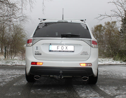 Mitsubishi Outlander III 4WD - GG/GF Endschalldämpfer quer Ausgang rechts/links - 140x90 Typ 32 rechts/links