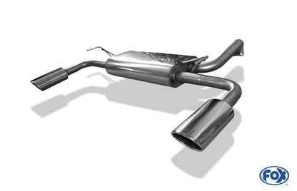 Mitsubishi Lancer CYO Stufenheck/ Sportback Benzin Endschalldämpfer quer Ausgang rechts/links - 115x85 Typ 32 rechts/links