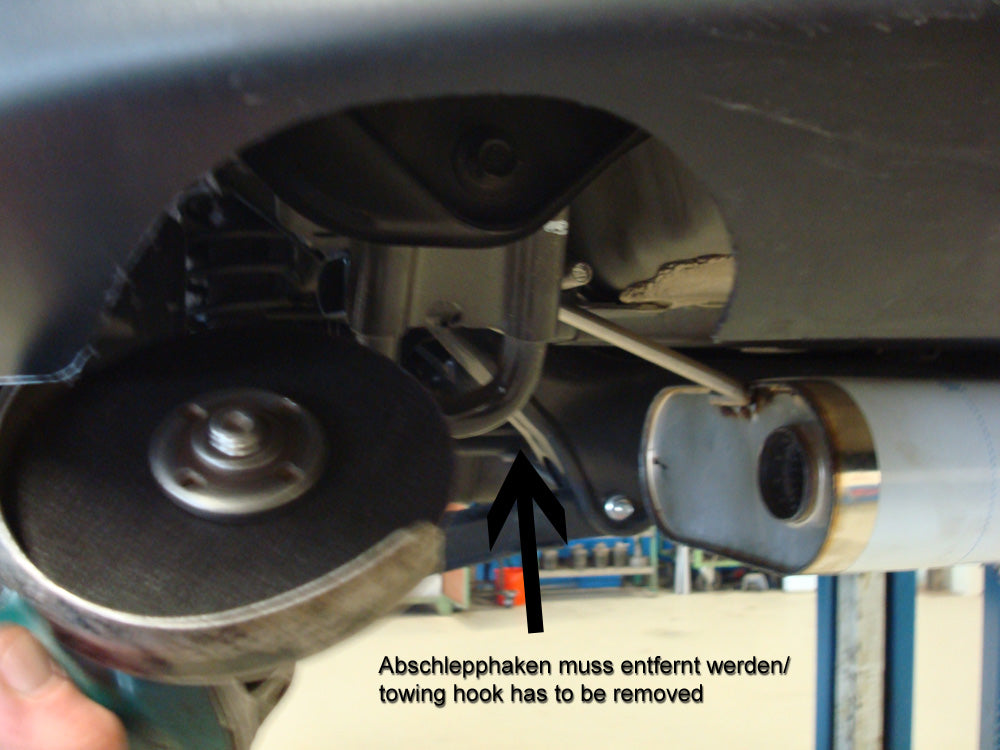 Mitsubishi Lancer CYO Stufenheck/ Sportback Benzin Endschalldämpfer quer Ausgang rechts/links - 1x100 Typ 17 rechts/links