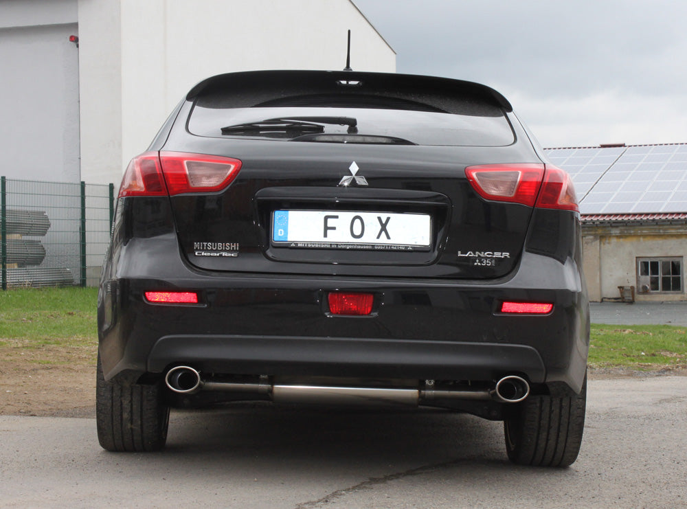 Mitsubishi Lancer CYO Stufenheck/ Sportback Benzin Endschalldämpfer quer Ausgang rechts/links - 115x85 Typ 38 rechts/links