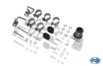 Mitsubishi Lancer CYO Stufenheck/ Sportback Benzin Endschalldämpfer quer Ausgang rechts/links - 115x85 Typ 32 rechts/links