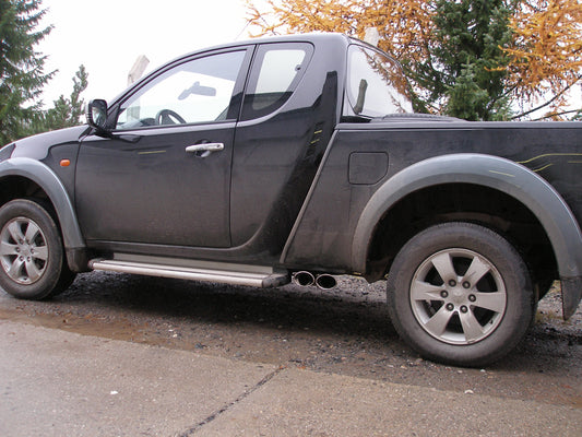 Mitsubishi L200 Typ KAOT Clubcap 2-trg. Endschalldämpfer Sidepipe - 2x115x85 Typ 38
