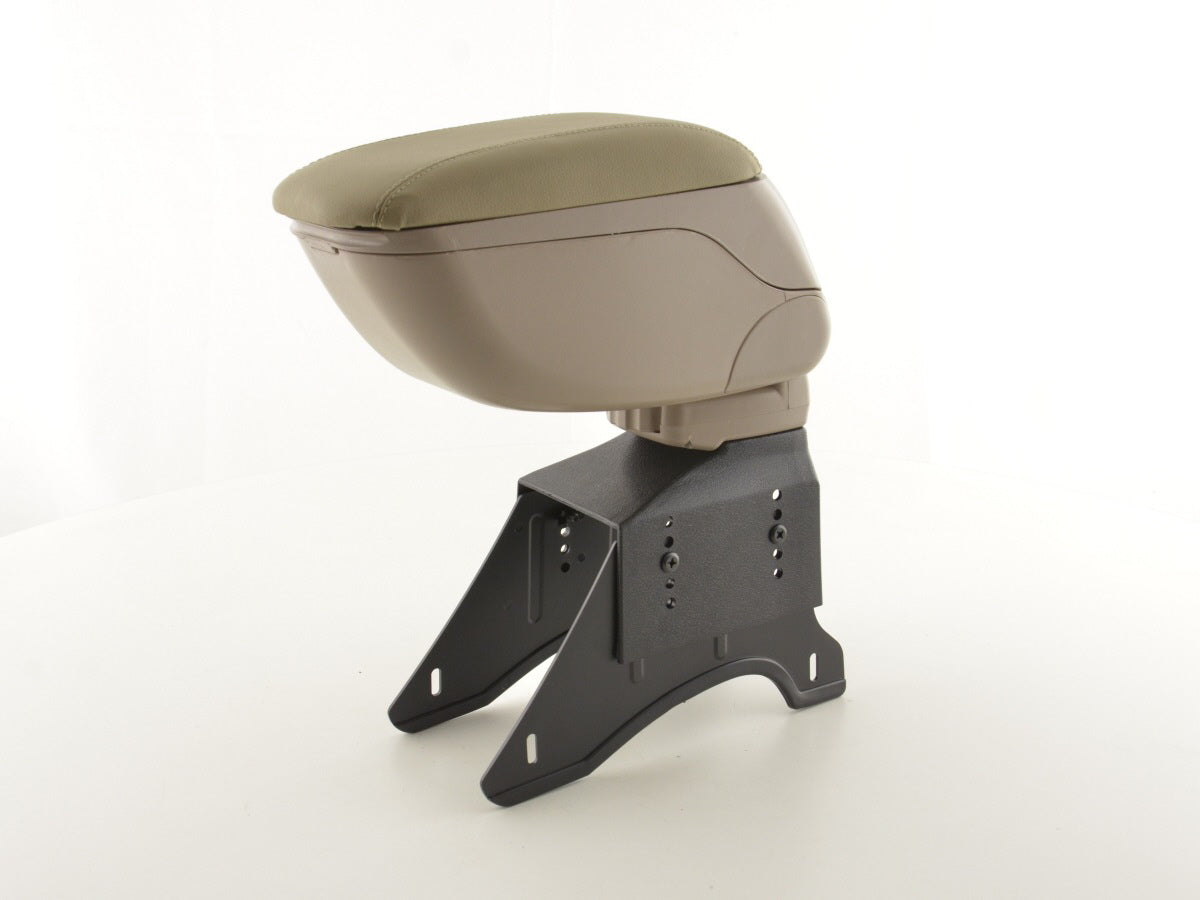 Mittelarmlehne universal mit Staufach beige