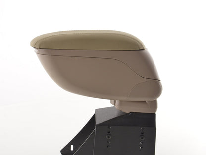 Mittelarmlehne universal mit Staufach beige