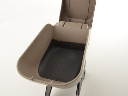 Mittelarmlehne universal mit Staufach beige