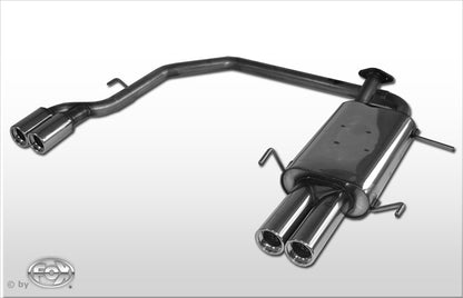 Nissan Primera P11 - Kombi/ Traveller Endschalldämpfer Ausgang rechts/links  - 2x90 Typ 13 rechts/links