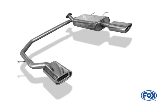 Nissan Primera P11 - Kombi/ Traveller Endschalldämpfer Ausgang rechts/links  - 135x80 Typ 53 rechts/links