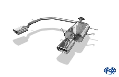 Nissan Primera P11 - Kombi/ Traveller Endschalldämpfer Ausgang rechts/links  - 135x80 Typ 53 rechts/links