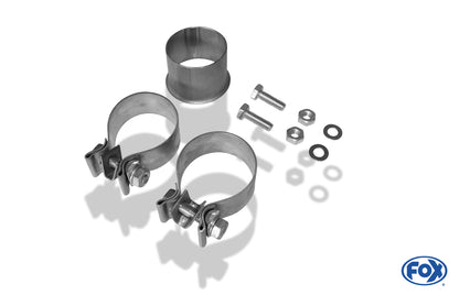 Nissan 350Z Endschalldämpfer quer Ausgang Ø70mm rechts/links - 115x85 Typ 32 rechts/links