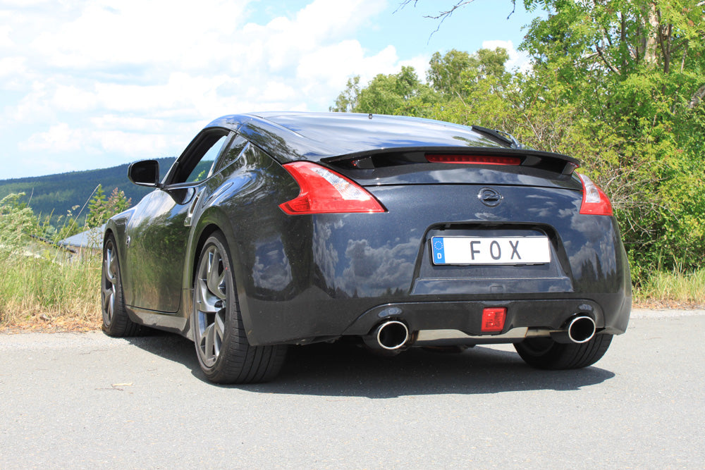 Nissan 370Z Endschalldämpfer quer Ausgang rechts/links - 129x106 Typ 32 rechts/links
