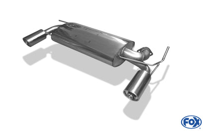 Nissan Murano Z50 Endschalldämpfer Ausgang rechts/links - 1x100 Typ 17 rechts/links