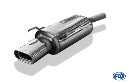 Opel Corsa B Endschalldämpfer - 135x80 Typ 53